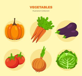 蔬菜简笔画彩色 蔬菜简笔画彩色颜色