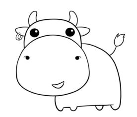 简笔画牛的画法最简单可爱 简笔画牛的画法最简单可爱卡通