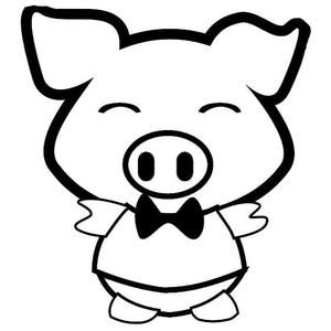 猪的简笔画可爱 猪的简笔画可爱头像