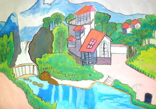 儿童画我的家乡 儿童画我的家乡简笔画