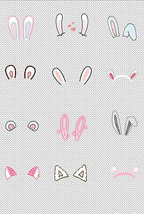 兔耳朵简笔画 兔耳朵简笔画图片大全