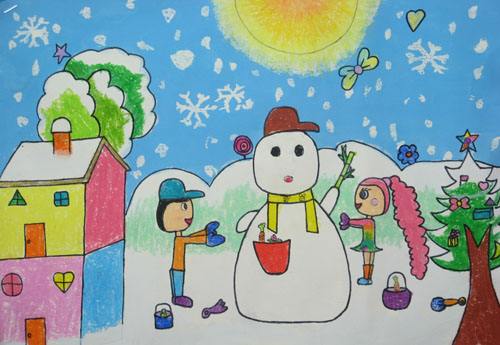 冬季画儿童简笔画 冬季画儿童简笔画儿童画