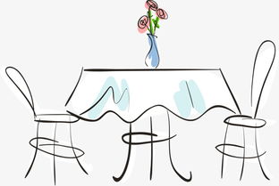 餐桌怎么画 餐桌怎么画简笔画
