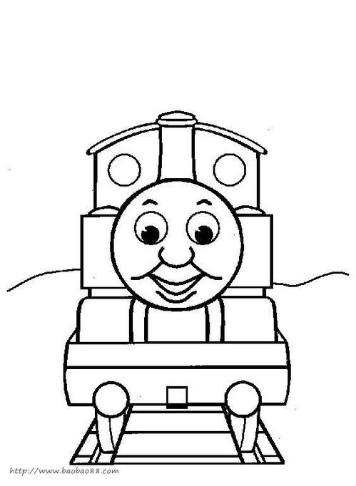 火车简易画法简笔画图片