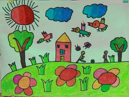 儿童画秋天简单又漂亮 儿童画秋天简单又漂亮幼儿园