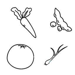 蔬菜的简笔画 蔬菜的简笔画简单