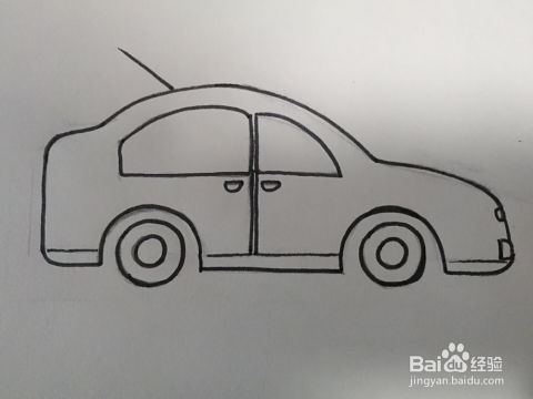 小轿车简笔画 小轿车简笔画儿童画