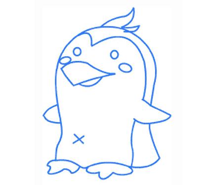 小企鹅简笔画可爱 小企鹅简笔画可爱幼儿园