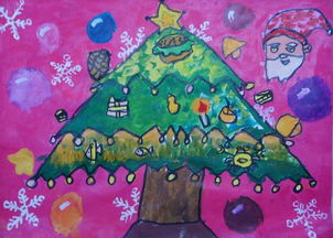 儿童画圣诞树 儿童画圣诞树图片