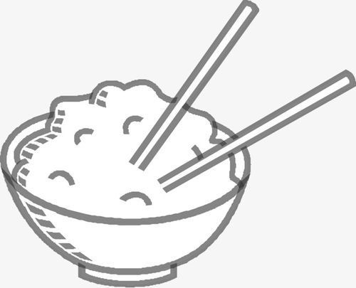碗筷子简笔画图片