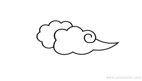 云朵的简笔画 云朵的简笔画怎么画