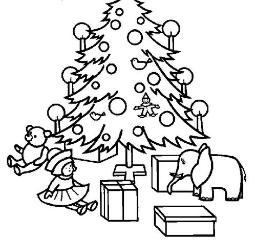 圣诞树简笔画 彩色 如何画圣诞树又好看又简单