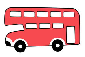 双层巴士简笔画 双层巴士简笔画儿童画