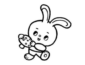 小兔子简笔画图片 小兔子简笔画图片大全可爱