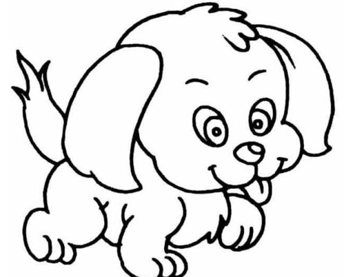 可爱的小狗简笔画 画一只可爱的小狗简笔画
