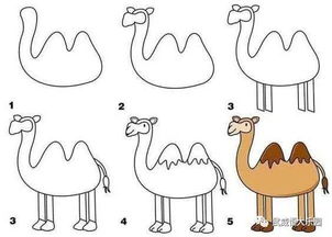 简笔画骆驼 简笔画骆驼的简单画法