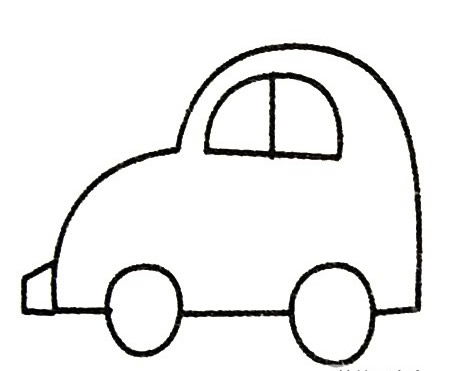 简笔画小汽车图片 简笔画小汽车图片简单
