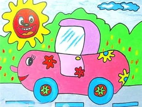 飞机画画图片儿童画 儿童绘画飞机