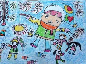 儿童元旦节绘画作品 儿童元旦节绘画作品虎年