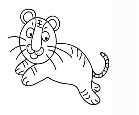 关于老虎的简笔画 简笔画老虎怎么画