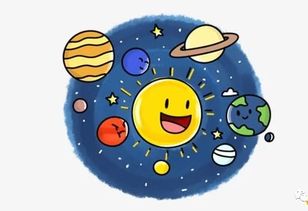 太阳系简笔画 太阳系简笔画八大行星