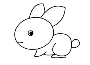 小兔简笔画 小兔简笔画图片大全可爱