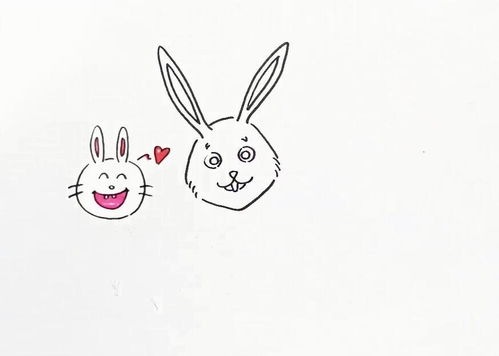 小兔子吃萝卜简笔画 小兔子吃萝卜简笔画图片