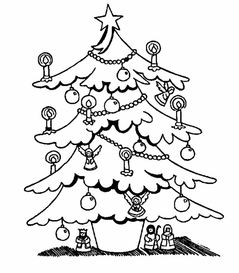 儿童简笔画圣诞树 儿童简笔画圣诞树怎么画