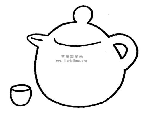 茶壶的简笔画 茶壶的简笔画怎么画