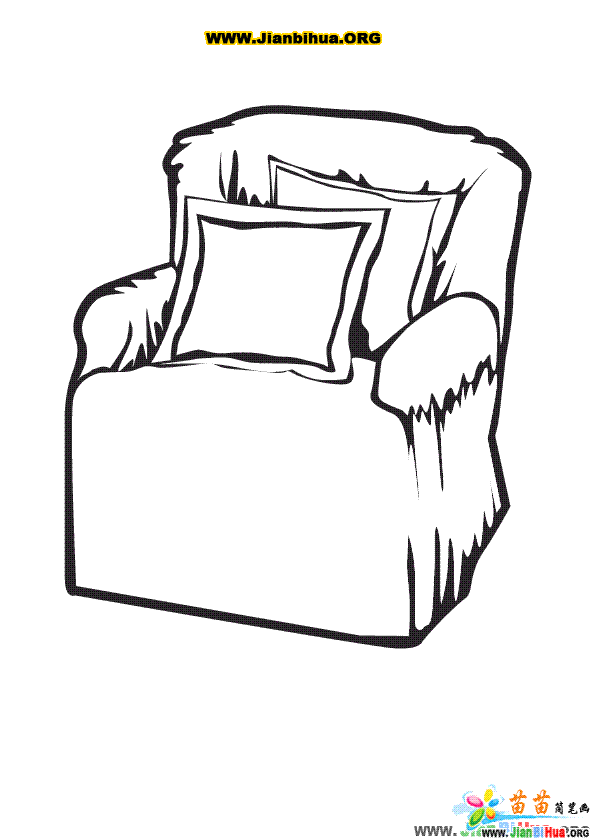 小椅子简笔画 小椅子简笔画彩色