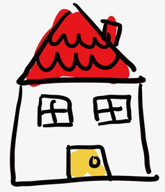 房子简笔画卡通 房子简笔画卡通可爱