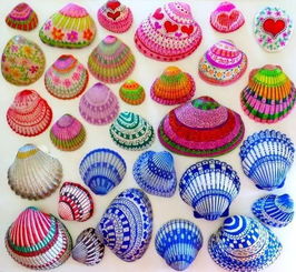 100种贝壳简笔画 100种贝壳简笔画彩色