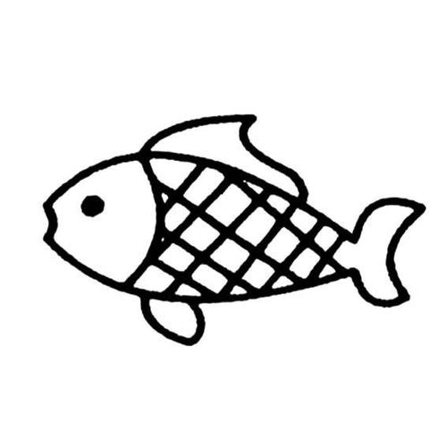 小鱼的简笔画 小鱼的简笔画可爱