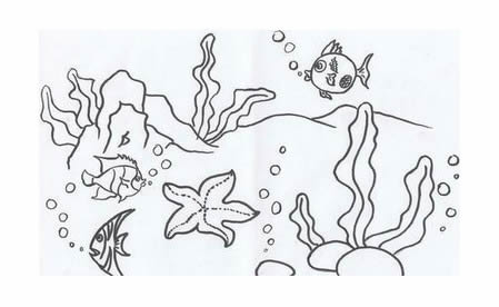 海洋世界简笔画 海洋世界简笔画幼儿