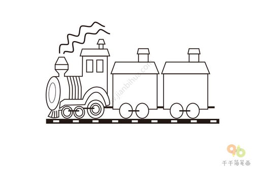 火车怎么画简笔画 简易火车怎么画简笔画