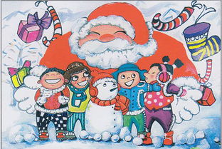 圣诞节儿童画 圣诞节儿童画优秀作品