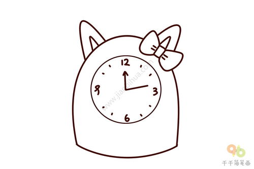 可爱的钟表怎么画 可爱的钟表怎么画卡通画