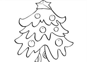 圣诞树的画法简笔画 圣诞树的画法简笔画图片步骤