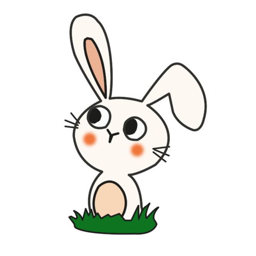 兔子简笔画 兔子简笔画彩色可爱