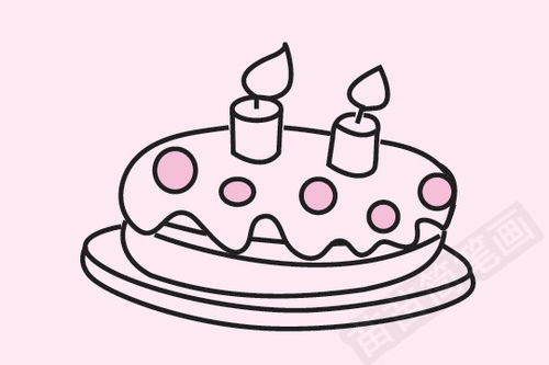 生日蛋糕怎么画简单漂亮 怎么画生日蛋糕最好看