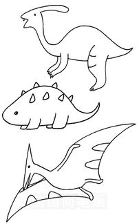 恐龙怎么画的 恐龙的画怎么画