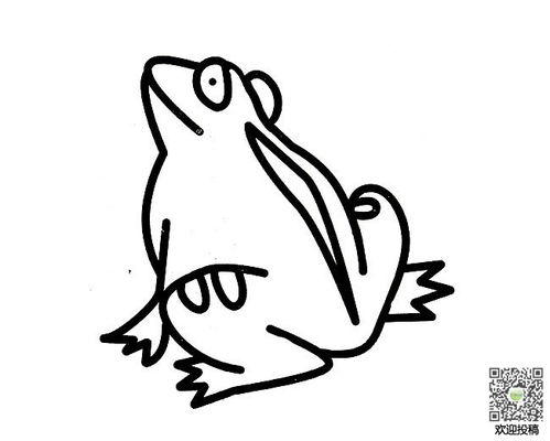 青蛙冬眠的图片简笔画图片