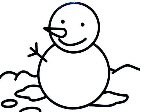 小雪人怎么画 蜜雪冰城的小雪人怎么画