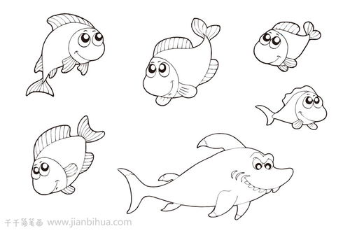 海洋动物怎么画 海洋动物怎么画简笔画