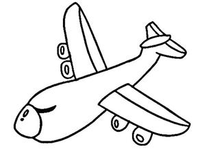 儿童简单画飞机 儿童简单画飞机图片简笔画