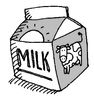 牛奶简笔画 牛奶简笔画图片带颜色