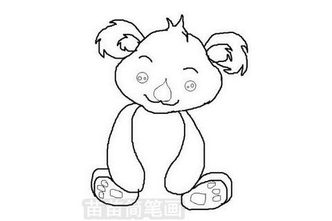 100个可爱小熊的简笔画 超可爱小熊简笔画