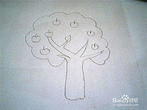 苹果树图片简笔画 苹果树图片简笔画涂色