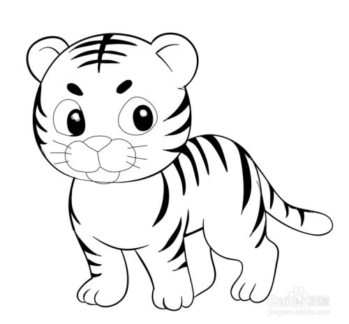 简笔画老虎的画法 怎样画老虎又简单又好看