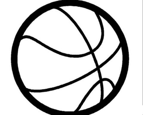 篮球简笔画图片 篮球简笔画图片涂色